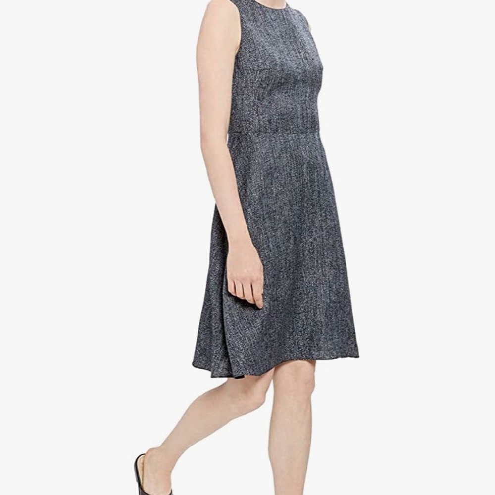 NWT Theory Dart Mini Dress in Herringbone